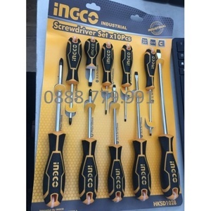 Bộ 10 tua vít Ingco HKSD1028