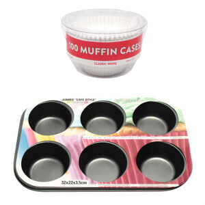 Bộ 100 khuôn giấy bánh Muffin UBL KC0331