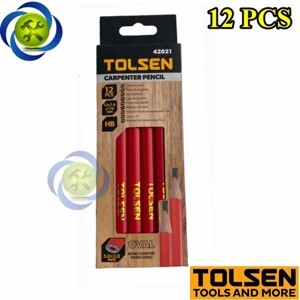 Bộ 12 Bút Chì Thợ Mộc Tolsen 42021