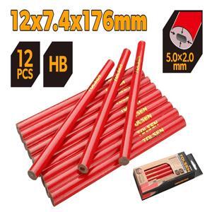 Bộ 12 Bút Chì Thợ Mộc Tolsen 42021