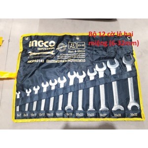 Bộ 12 cờ lê hai miệng Ingco HKSPA2142
