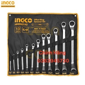 Bộ 12 cờ lê hai miệng Ingco HKSPA3142