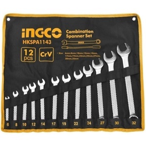 Bộ 12 cờ lê vòng miệng Ingco HKSPA1143