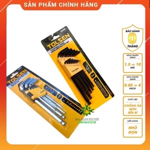 Bộ 13 cây lục giác đầu bi hệ inch Tolsen 20090