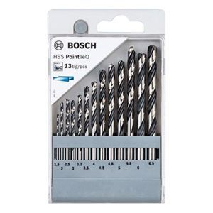 Bộ 13 mũi khoan kim loại HSS 1.5-6.5mm Bosch 2608577349