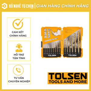 Bộ 15 cây khoan sắt HSS M2 Tolsen 75100