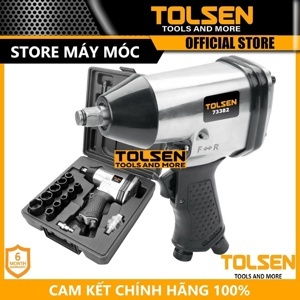 Bộ 17 món máy vặn bu lông Tolsen 73382