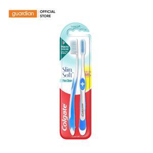 Bộ 2 bàn chải đánh răng Colgate SlimSoft Flex Clean