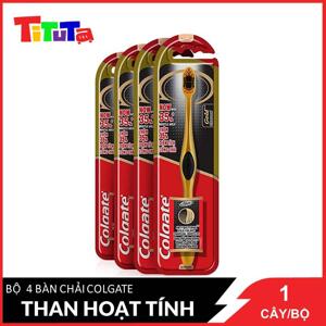 Bộ 2 bàn chải đánh răng Colgate 360 Charcoal