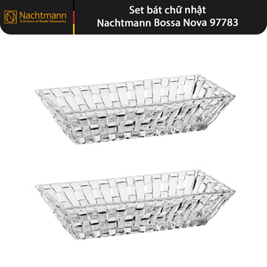 Bộ 2 bát chữ nhật Nachtmann Bossa Nova 97783