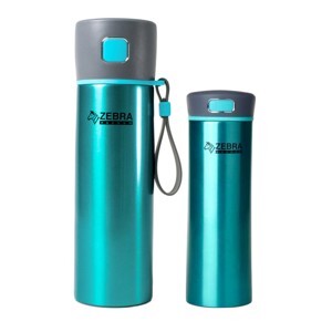 Bộ 2 bình giữ nhiệt Zebra 480ml & 300ml 184165 (Tím)