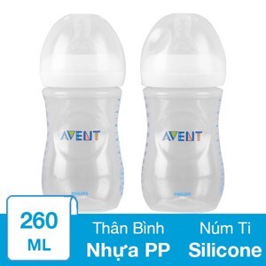 Bộ 2 bình sữa Philips Avent PP SCF693.23 - 260ml