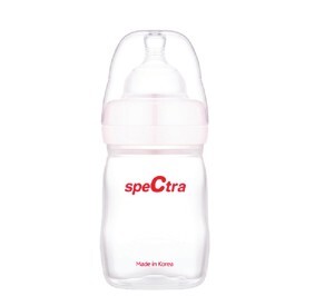 Bộ 2 Bình trữ sữa mẹ kèm nắp đậy Spectra 160ml cổ rộng