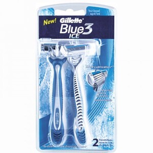 Bộ 2 cây dao cạo râu 3 lưỡi Gillette Blue 3 Cool