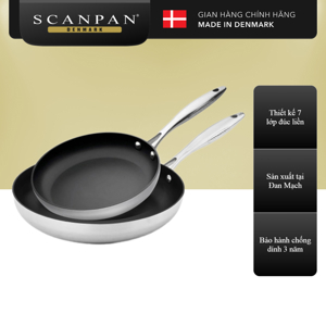 Bộ 2 chảo chống dính từ Scanpan CTX 20cm & 26cm - 65202600