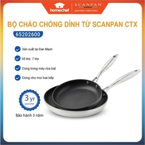 Bộ 2 chảo chống dính từ Scanpan CTX 20cm & 26cm - 65202600