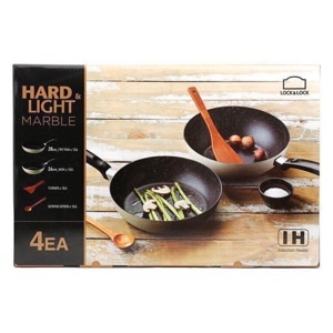 Bộ 2 chảo Cookplus Hard & Light Lock&Lock LHB9265S4