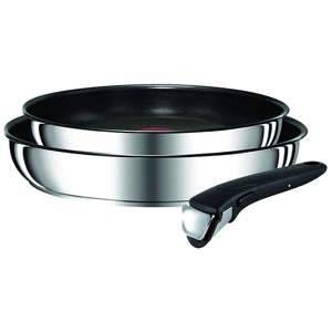 Bộ 2 chảo quai rời Inox Tefal L94090 Ingenio 22 và 26cm