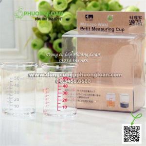 Bộ 2 cốc đong chia vạch Nhật KM1297