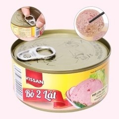 Bò 2 lát Vissan đóng hộp 170g