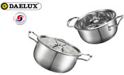 Bộ 2 nồi inox 304 cao cấp Daelux DXSP-GS2 (18,22cm)