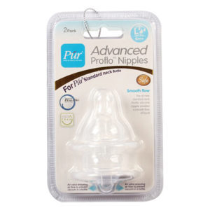 Bộ 2 núm ti Advanced Pur PUR1813 - size L, cho bình cổ thường