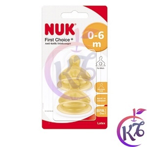 Bộ 2 núm ti NUK Premium Choice+ cao su S1 – L NU66051