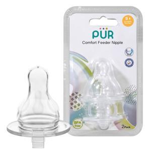 Bộ 2 núm ti Pur Comfort Feeder cổ thường size L