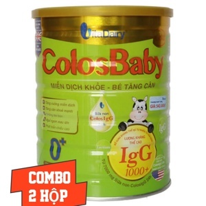 Bộ 2 sữa bột VitaDairy ColosBaby - hộp 800g (dành cho trẻ từ 0-12 tháng tuổi)