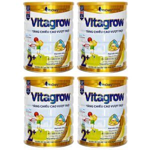 Bộ 2 sữa bột VitaDairy Vitagrow 2 - hộp 900g (dành cho trẻ từ 6-12 tháng tuổi)