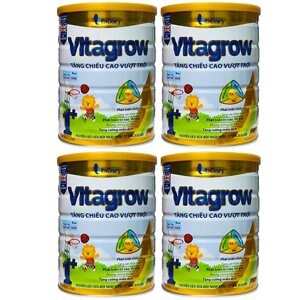 Bộ 2 sữa bột VitaDairy Vitagrow 2 - hộp 900g (dành cho trẻ từ 6-12 tháng tuổi)