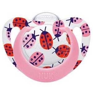 Bộ 2 ti giả silicone Nuk Genius 0-6M NU48193