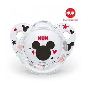 Bộ 2 ti giả silicone Nuk Mickey Sleeptime 6-18M NU34339