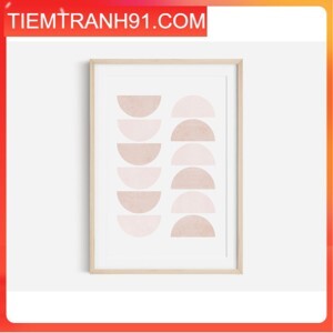 Bộ 2 tranh Neutral Abstract