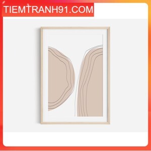 Bộ 2 tranh Neutral Abstract