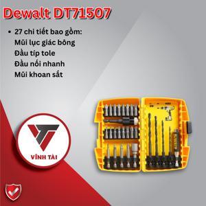 Bộ 27 chi tiết mũi vít khoan Dewalt DT71507