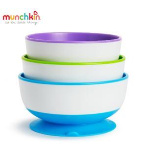 Bộ 3 bát chống đổ Munchkin MK27188