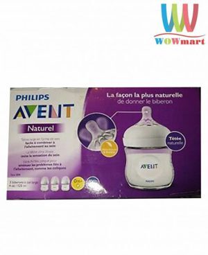 Bộ 3 bình sữa Philips Avent Natural - 125ml