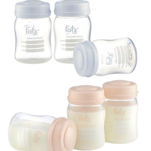 Bộ 3 bình trữ sữa cổ rộng Fatz Baby - 150ml