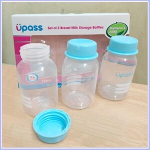 Bộ 3 bình trữ sữa Upass - 125ml