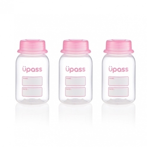 Bộ 3 bình trữ sữa Upass - 125ml