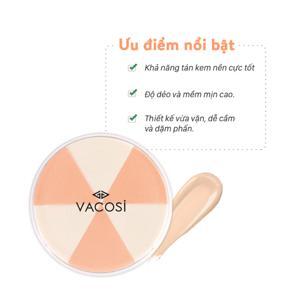 Bộ 3 bông phấn tam giác Vacosi Collection Pro-makeup BP12