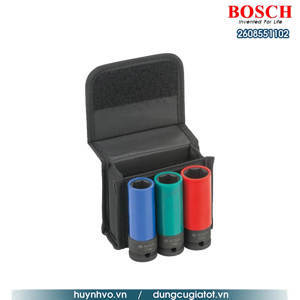 Bộ 3 đầu khẩu 1/2″ Bosch 2608551102