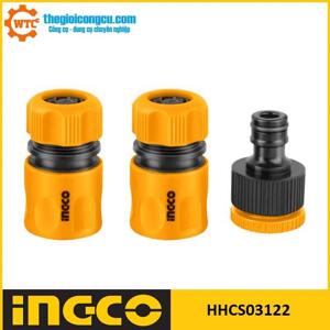 Bộ 3 đầu nối nhanh máy xịt rửa Ingco HHCS03122