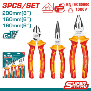 Bộ 3 kềm cách điện Total THT2K0302