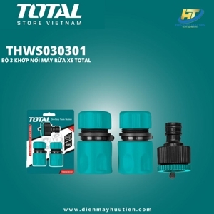 Bộ 3 Khớp Nối máy xịt rửa Total THWS030301