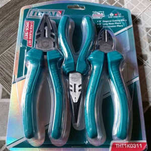 Bộ 3 kìm điện, kìm cắt và kìm mũi nhọn Total THT1K0311