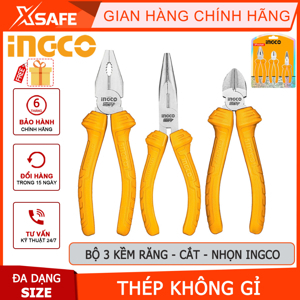 Bộ 3 kìm Ingco HKPS08311