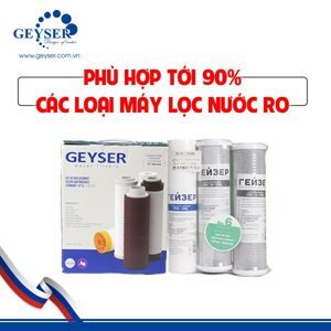 Bộ 3 lõi lọc nước 123 EuroAqua B Geyser nhập khẩu