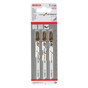 Bộ 3 lưỡi cưa lọng T113A Bosch 2608635177